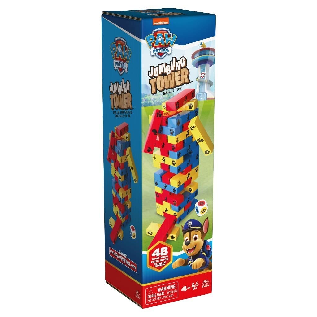 Купите 48 деревянных блоков Paw Patrol Jumbling Tower на Vilior.com! Вени,  Види, Вилиор