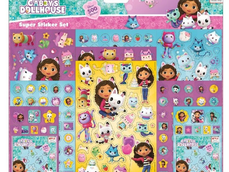 Gabby's Dollhouse Super Sticker Set