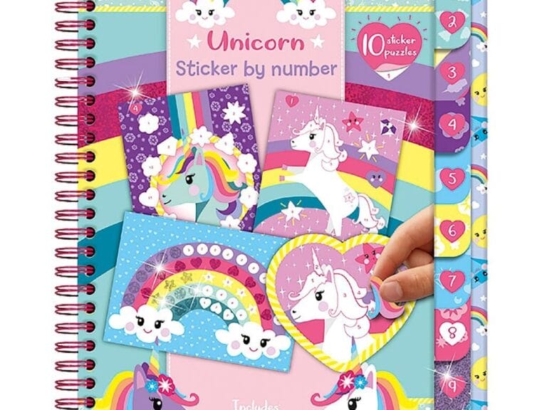 Totum Unicorn Sticker Op Nummer