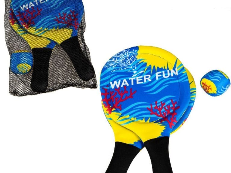 Summertime Water Fun Soft Beach Ball Set Blauw/Geel