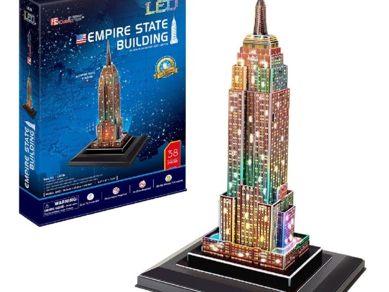 Cubic Fun 3D Puzzel Empire State Building + LED Verlichting 58 Stukjes