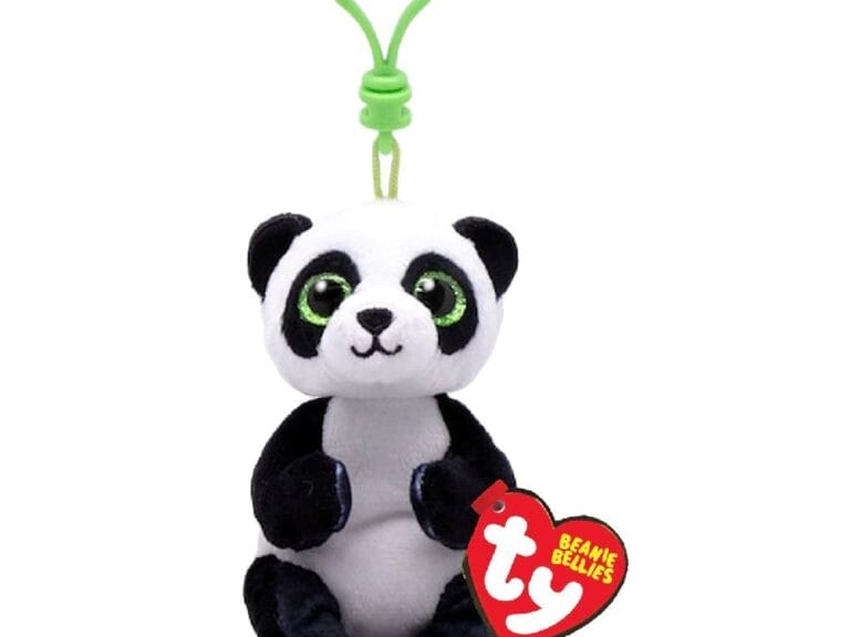 TY Beanie Bellies Clip Knuffel Panda Ying 10 cm