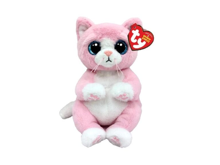 TY Beanie Babies Knuffel Kat Lillibelle 15 cm