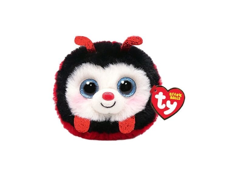 TY Beanie Balls Knuffel Lieveheersbeestje Izzy 10 cm