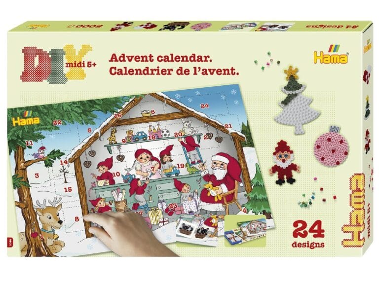 Hama Strijkkralen DIY Midi Adventkalender 5000 Stuks