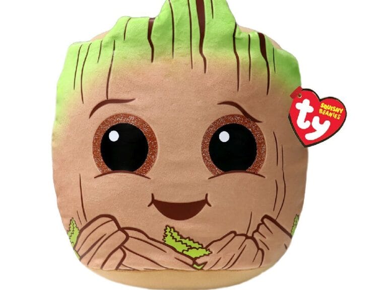 TY Squishy Beanies Knuffel Marvel Groot 20 cm