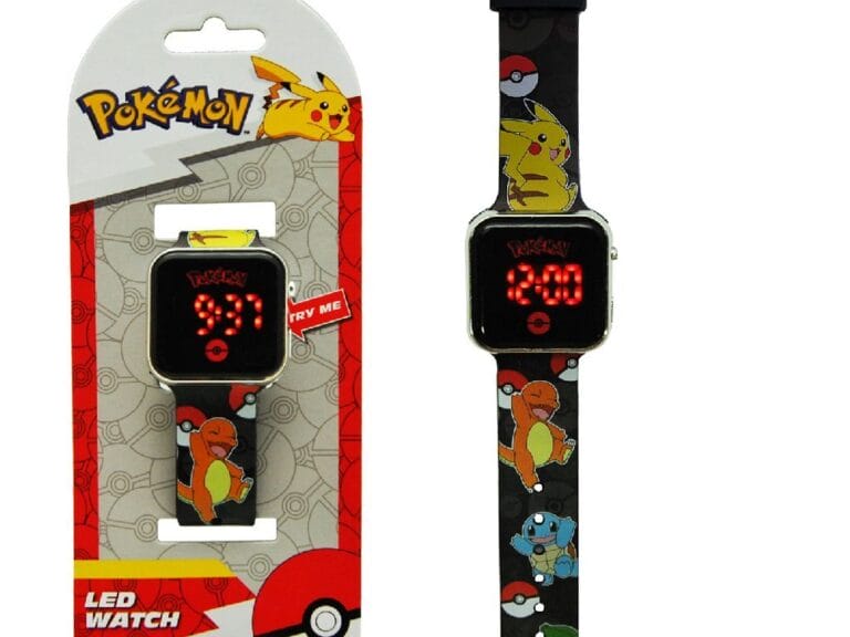 Pokémon LED Horloge Zwart