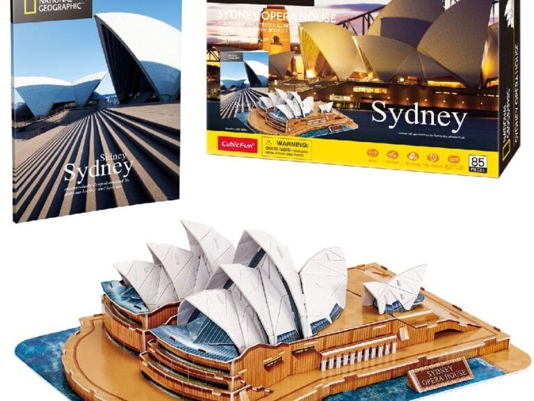 Cubic Fun National Geographic 3D Puzzel Opera House Sydney 86 Stukjes