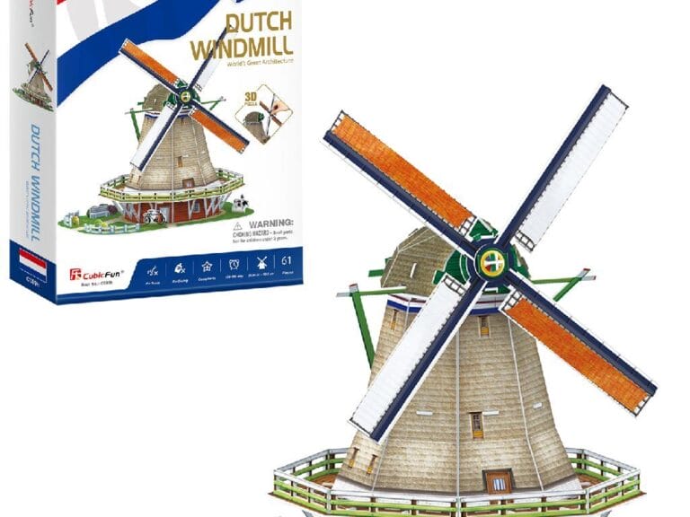 Cubic Fun 3D Puzzel Hollandse Windmolen 61 Stukjes