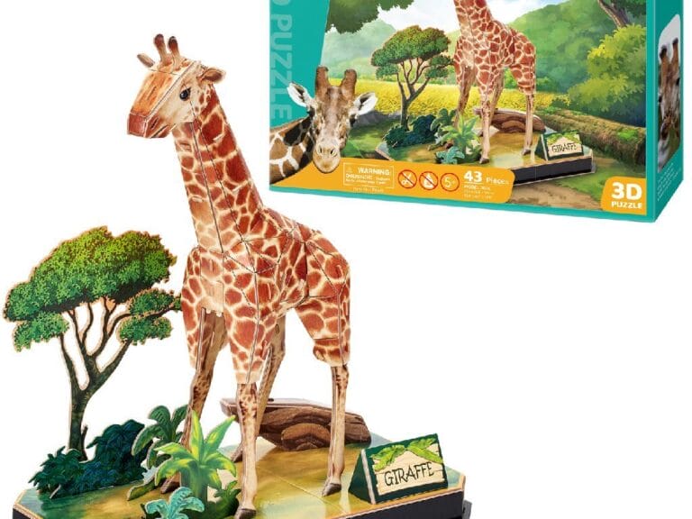 Cubic Fun 3D Puzzel Giraffe 43 Stukjes