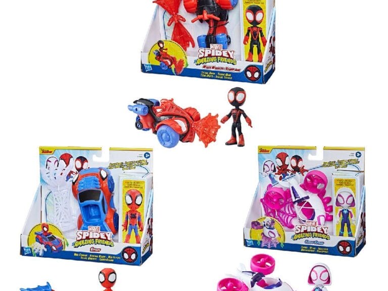 Hasbro Marvel Spidey and Friends Voertuig en Figuur Verschillende Uitvoeringen