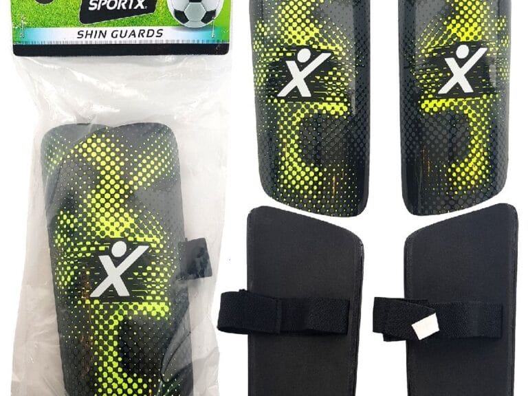 SportX Scheenbeschermers M/L Groen/Zwart