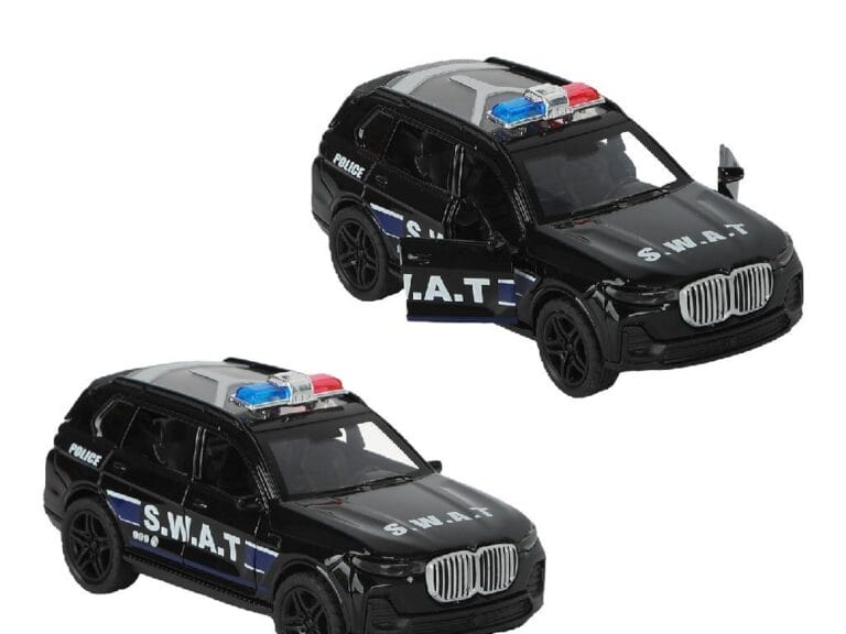 112 Pull-Back S.W.A.T. Auto 1:36 + Licht en Geluid