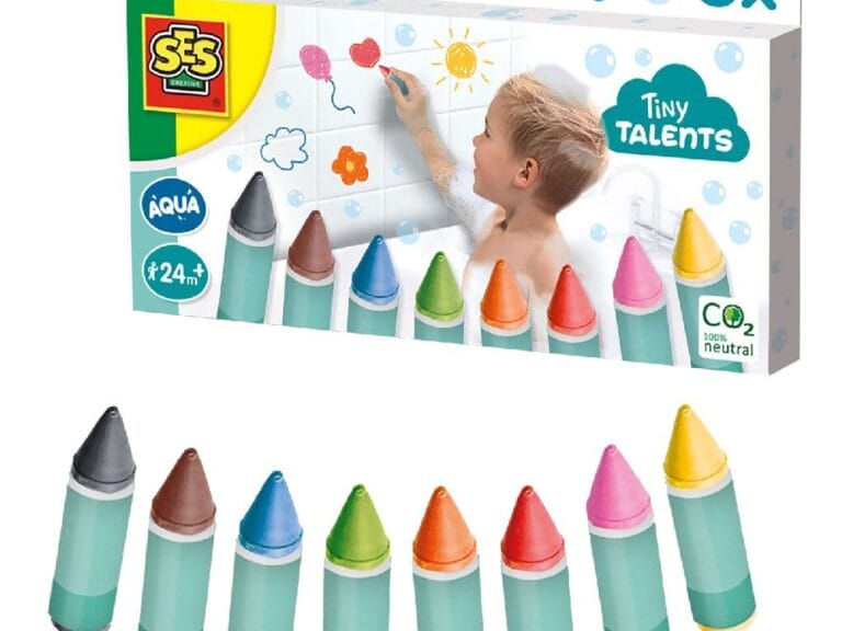 SES Creative Ses 13050 Tiny Talents Kleuren In Bad 8 Pack