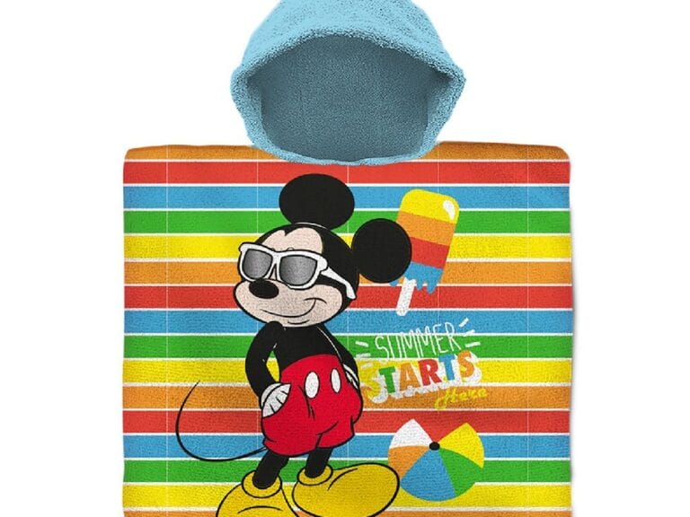 Disney Mickey Mouse Bad-Poncho 60x120 cm