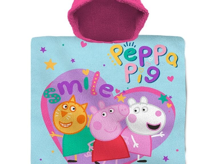 Peppa Pig Bad-Poncho 60x120 cm