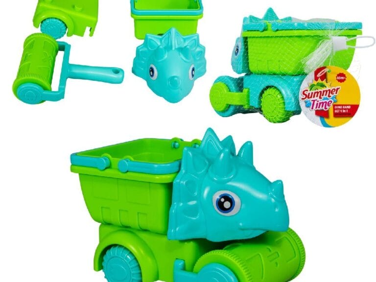 Summertime Dino Zand Set 4in1 Verschillende Kleuren