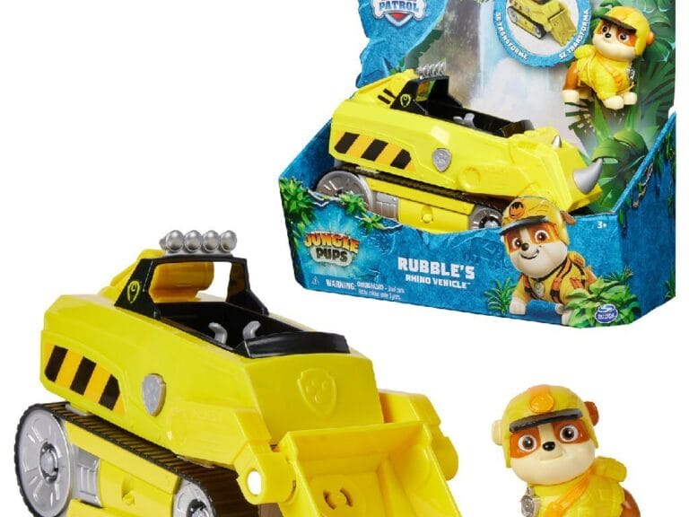 Paw Patrol Jungle Pups Deluxe Vehicle Rubble