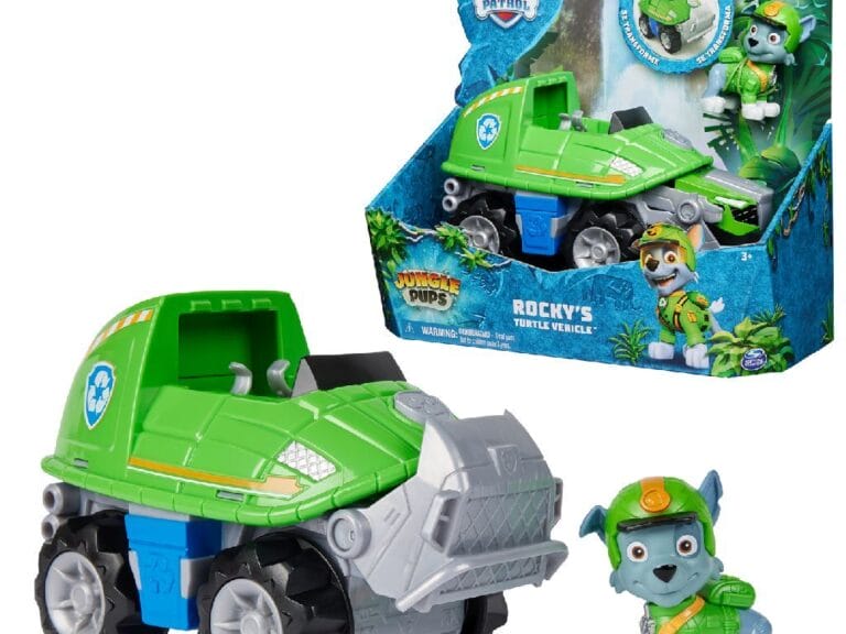 Paw Patrol Jungle Pups Deluxe Vehicle Rocky