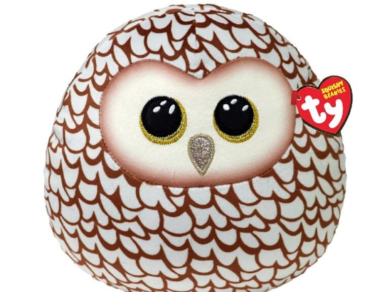 TY Squish a Boo Knuffelkussen Uil Whoolie 20 cm