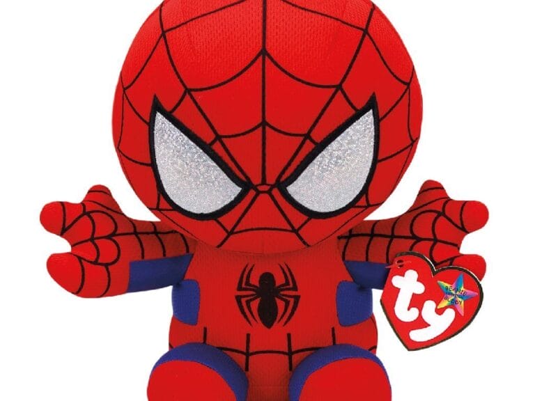 TY Beanie Buddy Marvel Spiderman Knuffel 24 cm