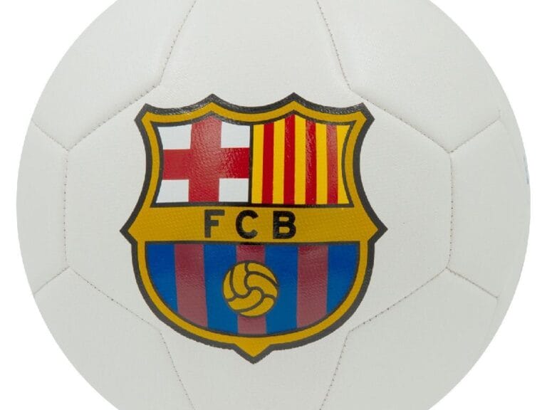 Voetbal FC Barcelona Maat 5 Wit