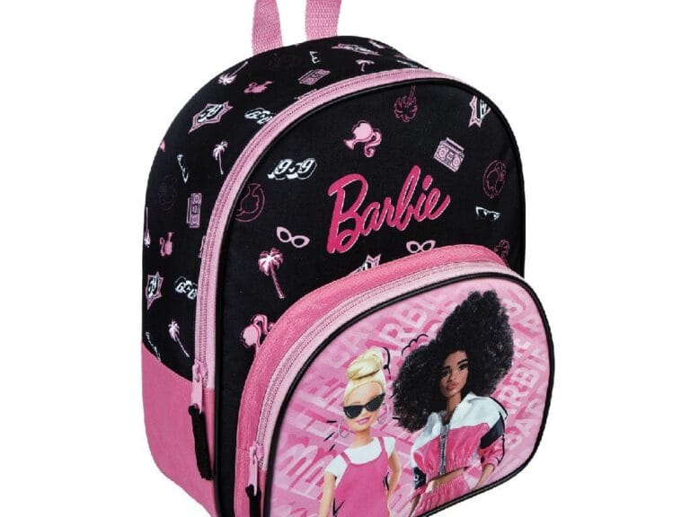 Barbie Rugzak 30x25x10 cm Roze/Zwart