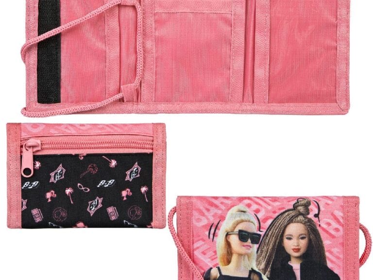 Barbie Portemonnee Zwart/Roze