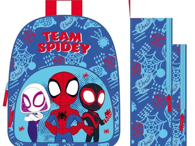 Spiderman Spidey and Friends Rugtas 30.5x25.5x10 cm Blauw/Rood