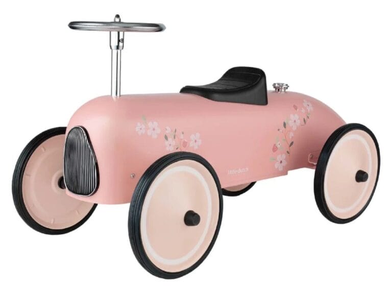 Little Dutch Retro Loopauto 75x40x40 cm Roze