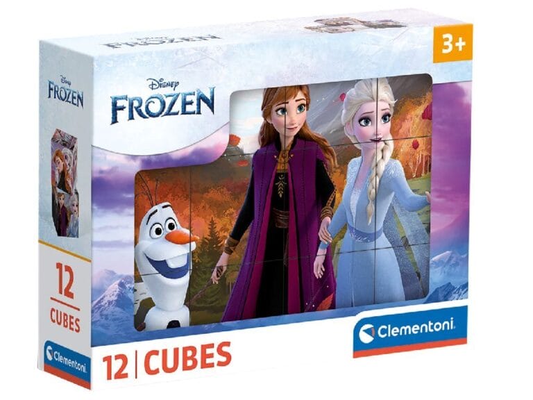 Clementoni Blokpuzzel Disney Frozen 12 Blokken