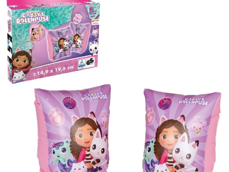 Gabby's Dollhouse Zwemmouwtjes 1-6 Jaar Roze/Paars