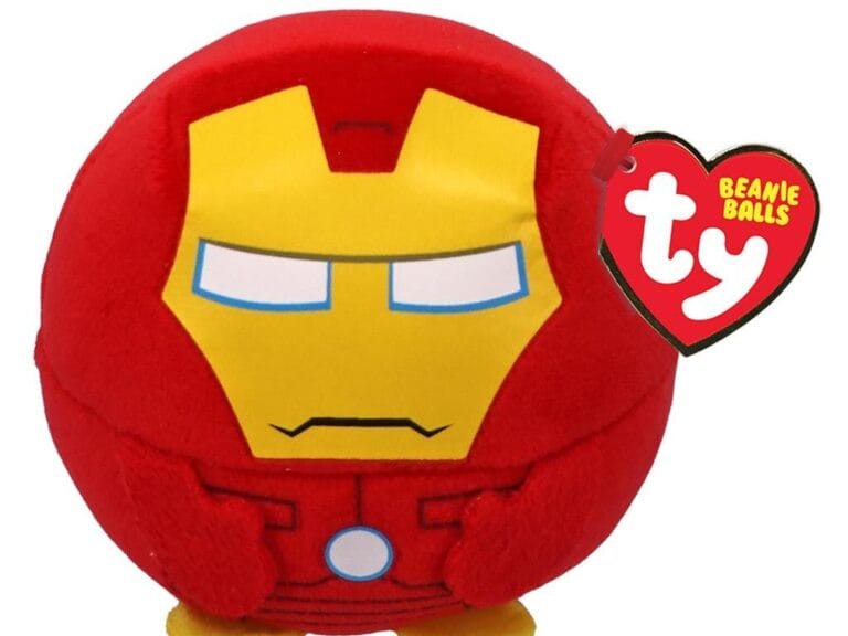 TY Beanie Balls Marvel Knuffel Iron Man 10 cm