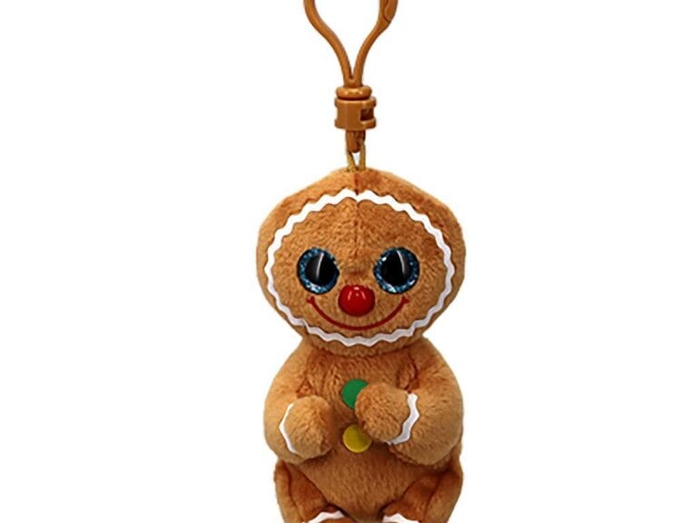 TY Beanie Boos Clip Kerst Knuffel Cookie 15 cm