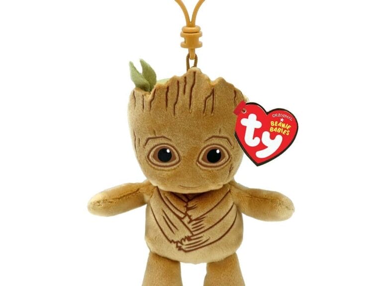 TY Beanie Babies Clip Marvel Knuffel Groot 12 cm