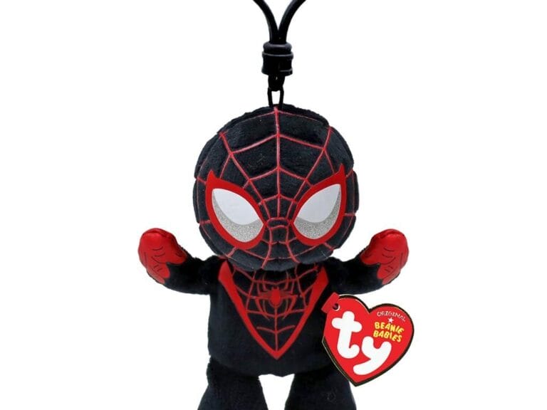 TY Beanie Babies Clip Marvel Knuffel Spiderman Miles Morales 12 cm