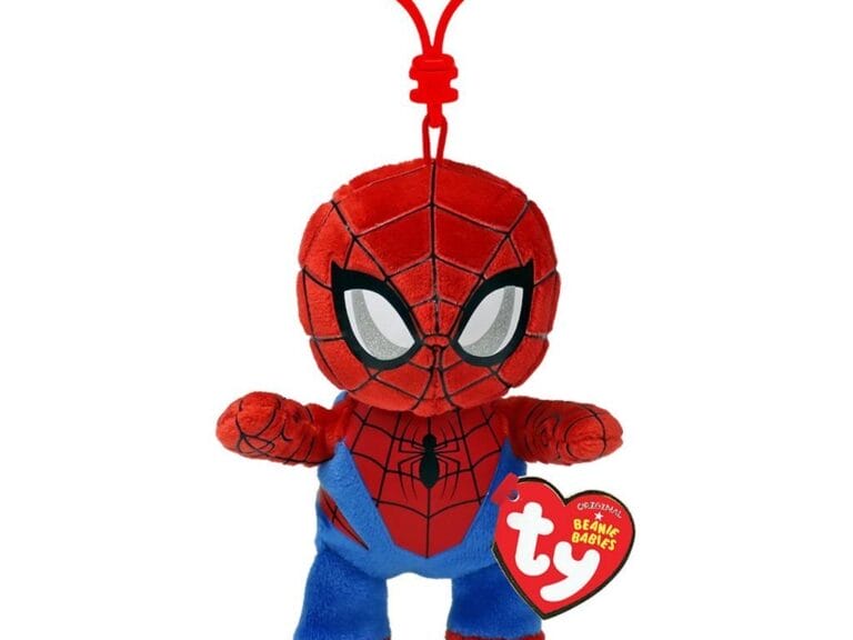 TY Beanie Babies Clip Marvel Knuffel Spiderman 12 cm