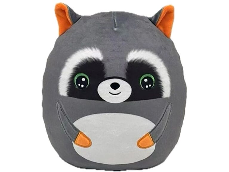 TY Squish A Boo Knuffelkussen Wasbeer Sneaky 20 cm