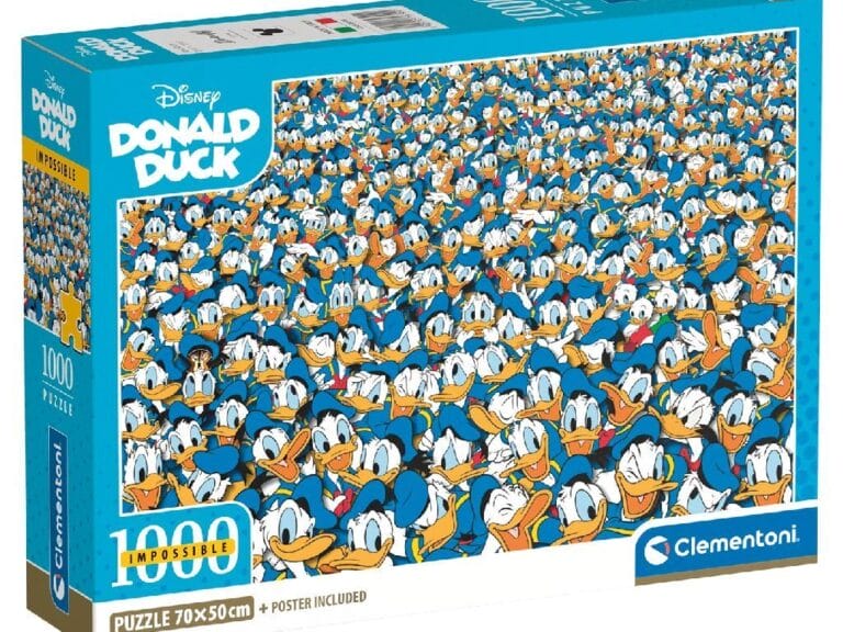 Clementoni Impossible Puzzel Disney Donald Duck 1000 Stukjes