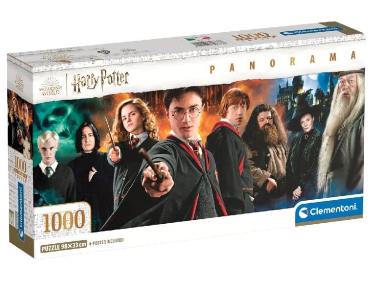 Clementoni Panorama Puzzel Harry Potter 1000 Stukjes + Poster