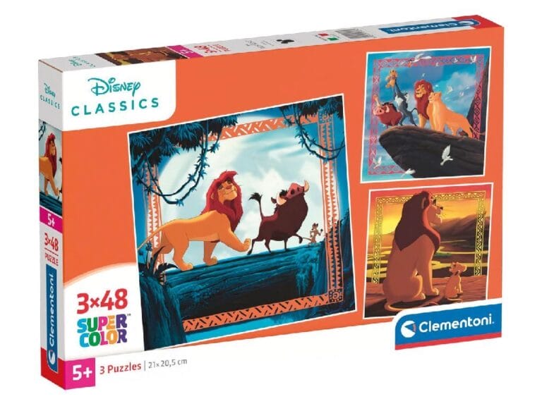 Clementoni Supercolor Puzzel The Lion King 3x48 Stukjes