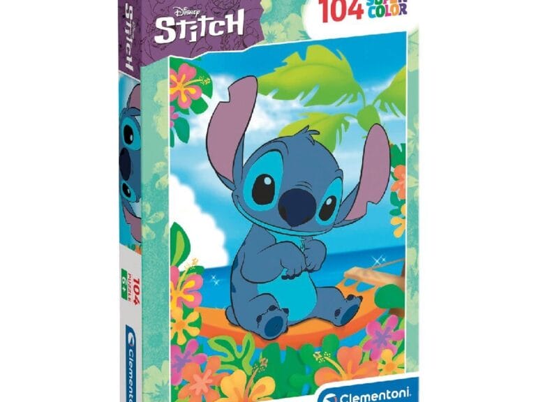 Clementoni Super Color Puzzel Disney Stitch 104 Stukjes