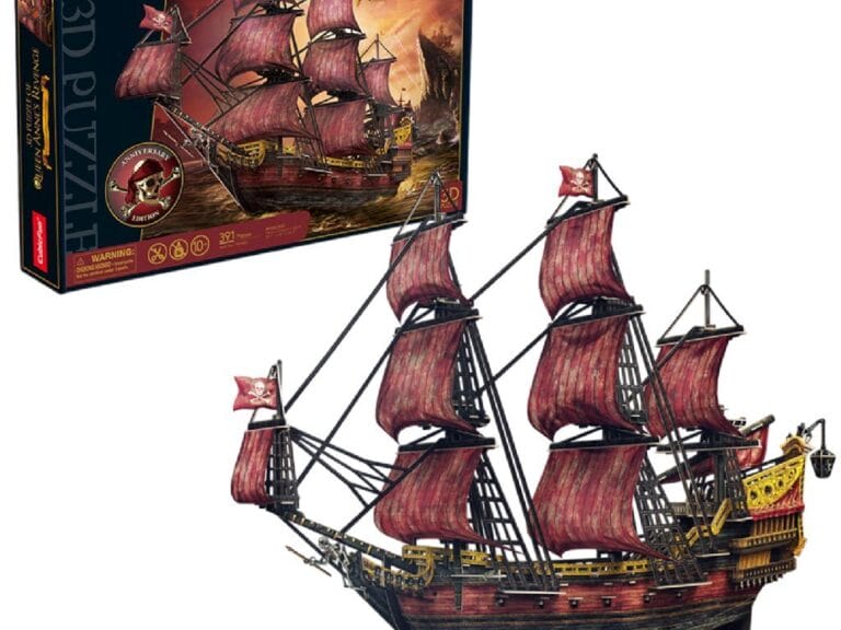 Cubic Fun 3D Puzzel Queen Anne Revenge 391 Stukjes