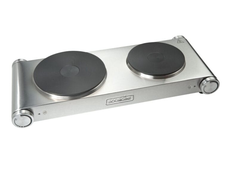 Bourgini Classic Cooking Plate Duo Elektrische Kookplaat RVS