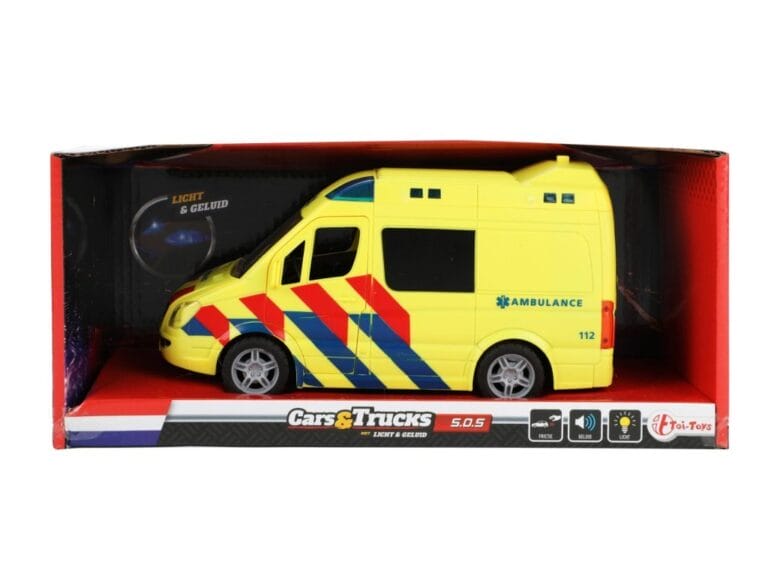 Cars & Trucks Ambulance + Licht en Geluid