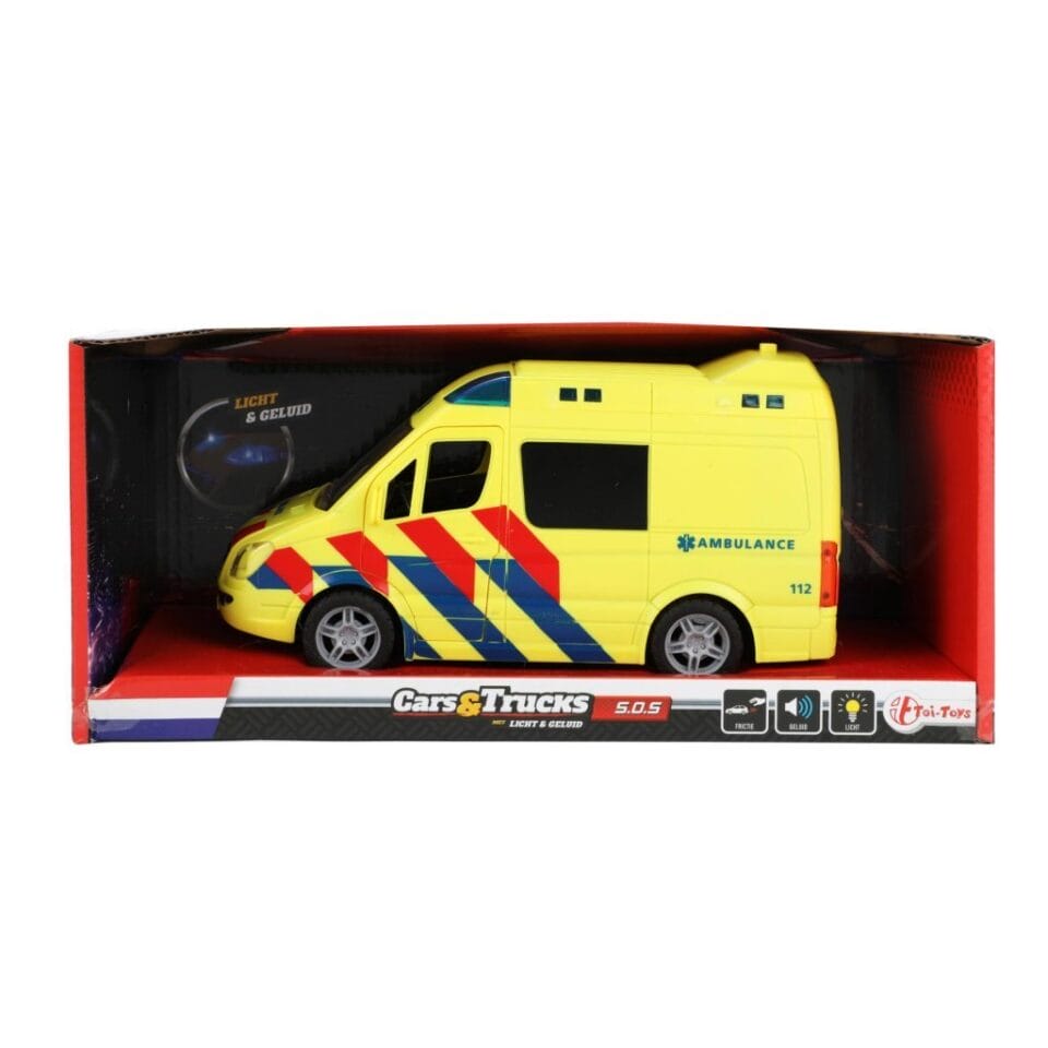 Cars & Trucks Ambulance + Licht en Geluid