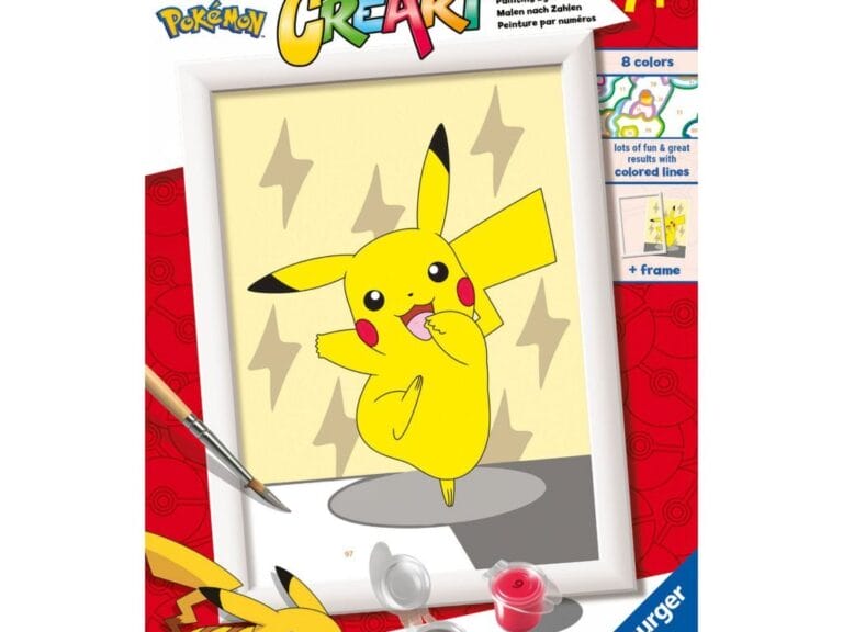 Ravensburger CreArt Schilderen op Nummer Pokémon Pikachu