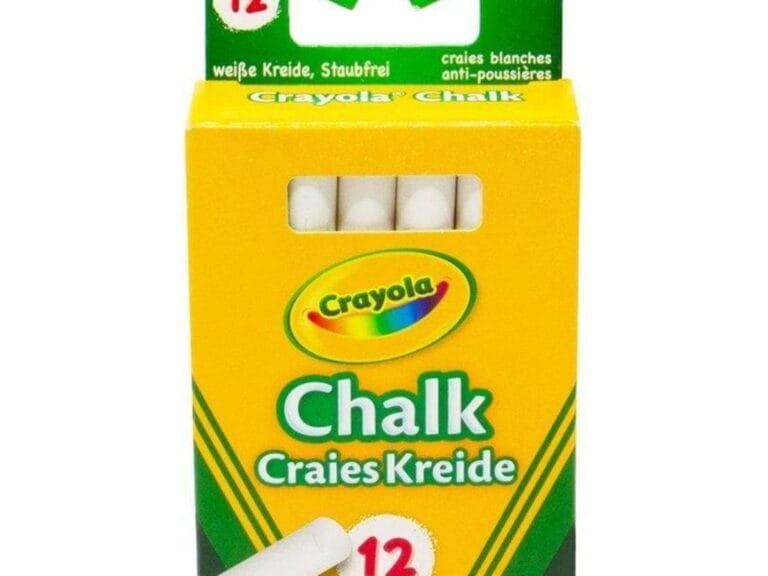 Crayola Anti-Stof Krijtjes 12 Stuks Wit