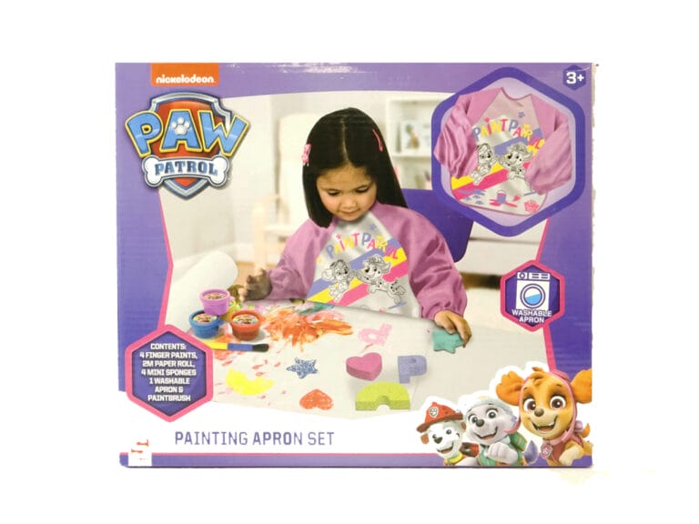 Paw Patrol Vingerverfset met Schort Roze