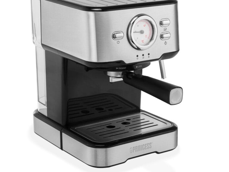 Princess 249412 Espressomachine RVS/Zwart